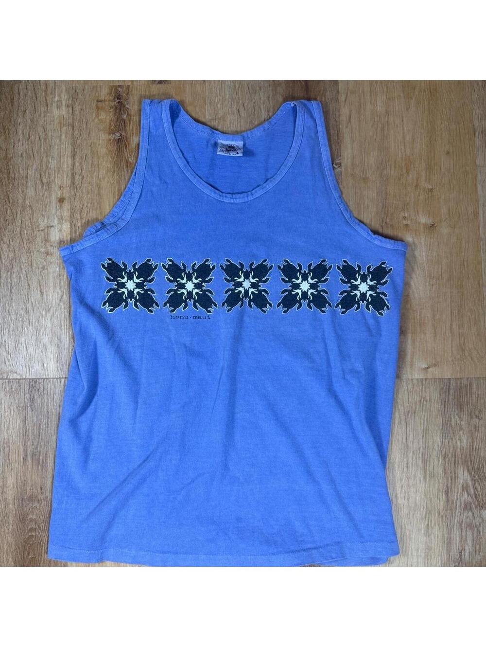90s Honu Maui Tank Top – Blue (L)